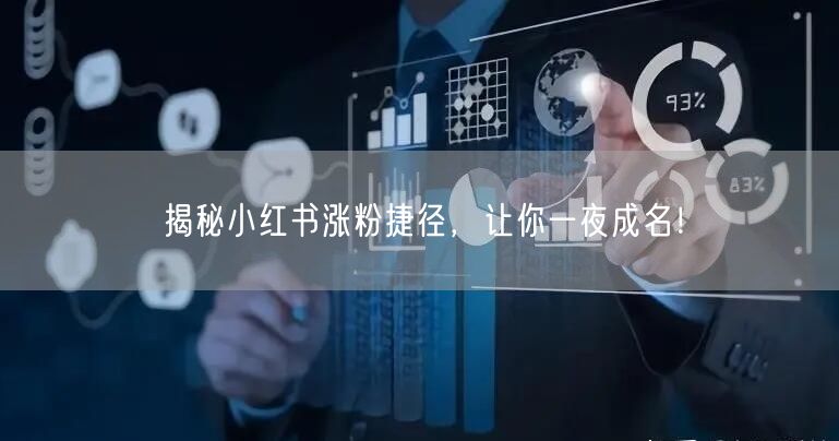 揭秘小红书涨粉捷径，让你一夜成名！